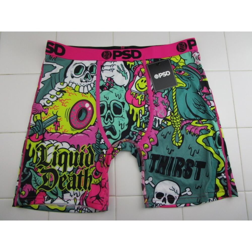 PSD x Liquid Death Death Drip Men's Size XL‎ Underwear Boxer Briefs
